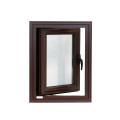 50 75 series aluminum alloy frame laminated glass casement window